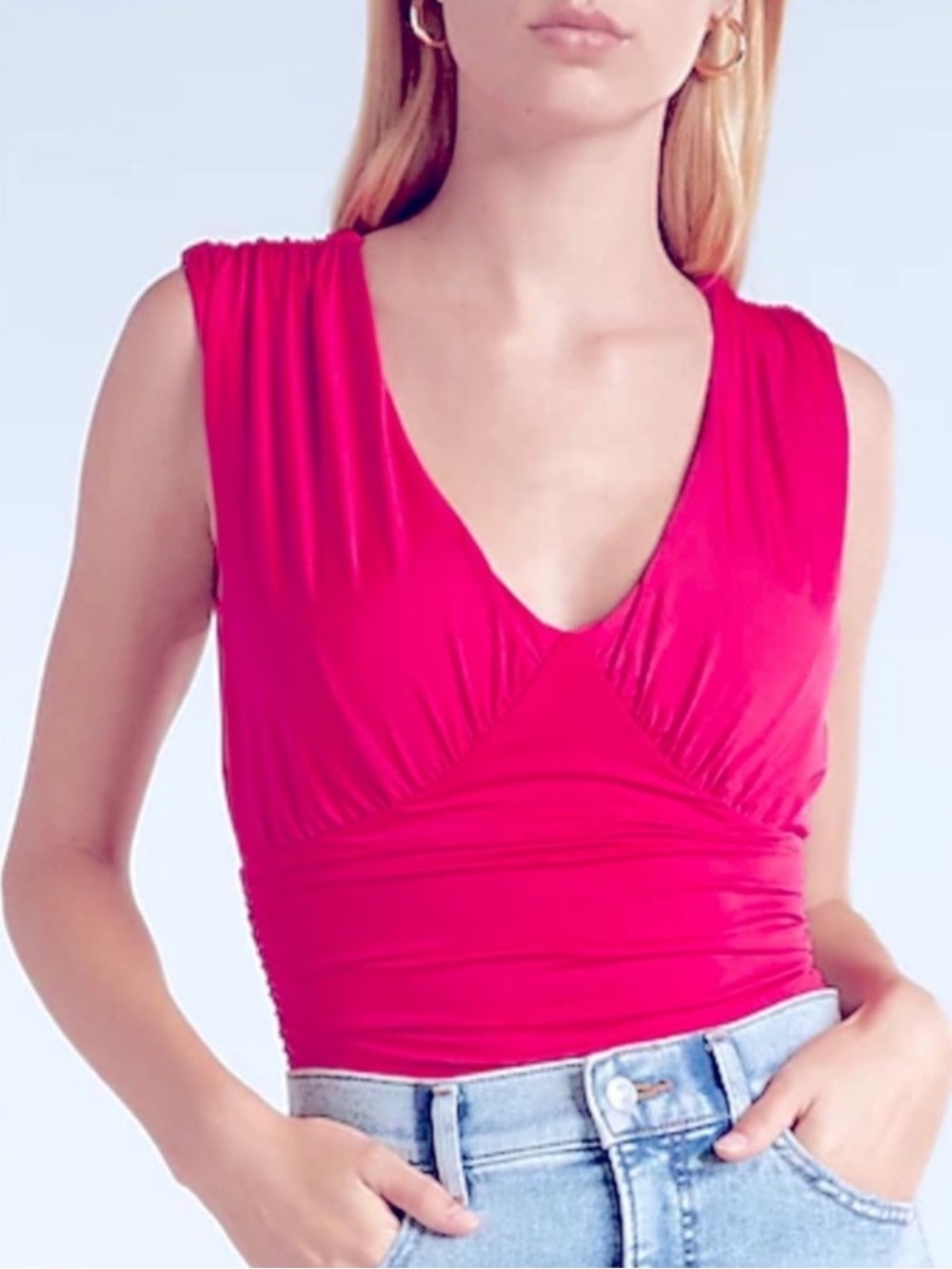 NWT Express Barbie Pink Body Contour Bodysuit